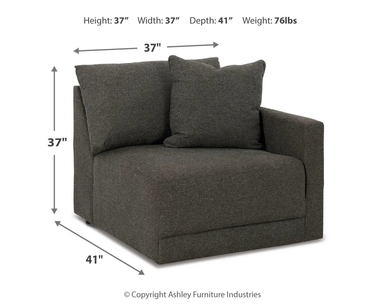 Evey Right-Arm Facing Corner Chair