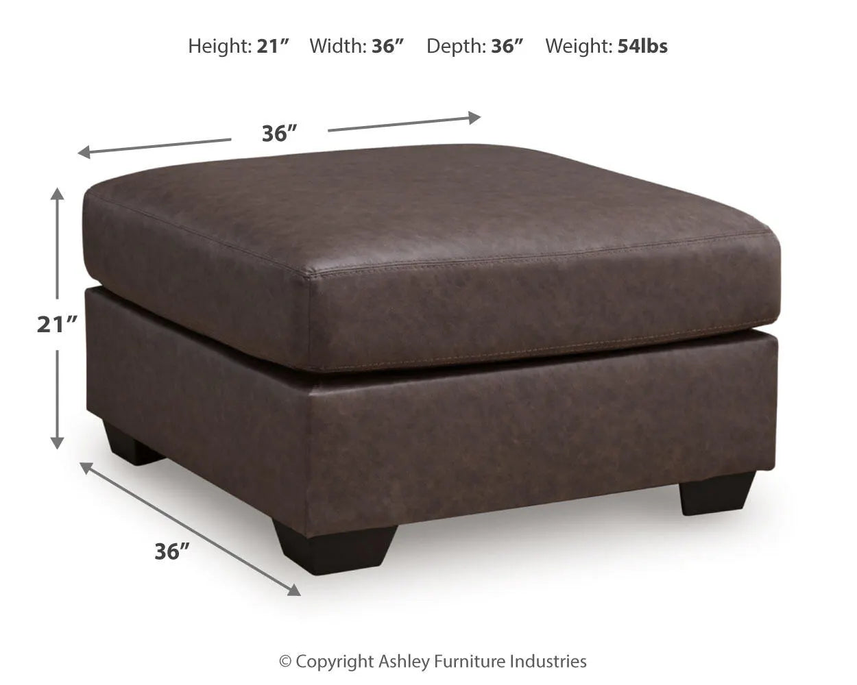 Whitlock Oversized Accent Ottoman