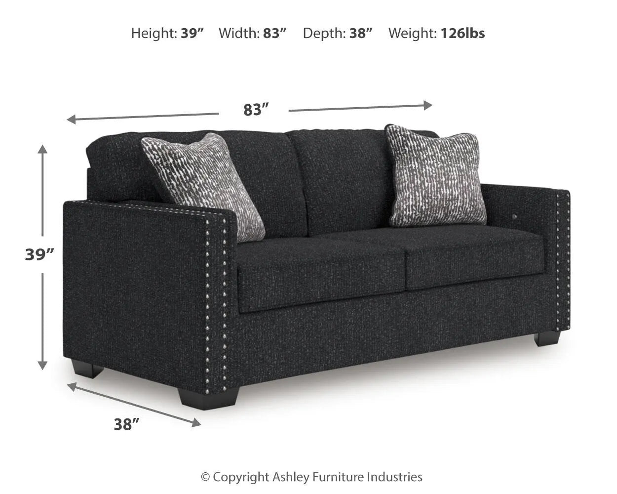 Jasmine Peaks Sofa