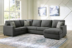 Seccional de 3 piezas con chaise longue Edenfield