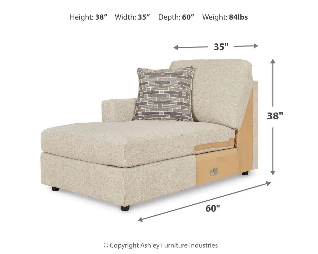 Edenfield Left-Arm Facing Corner Chaise