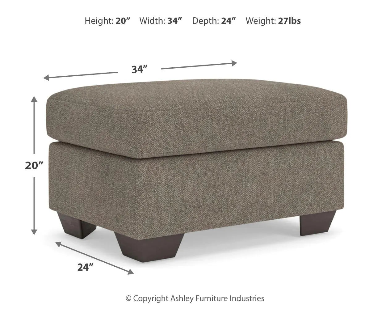 Triston-Peaks Ottoman