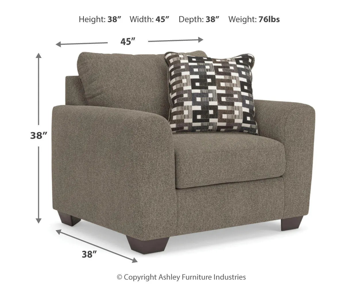 Triston-Peaks Oversized Chair