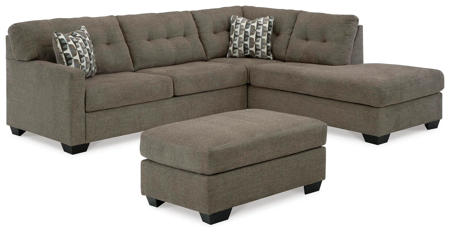 Mahoney 2-Piece Sleeper Sectional and Ottoman
