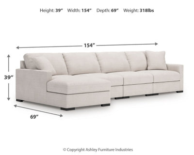 Seccional de 4 piezas con chaise longue Omaha by Ashley