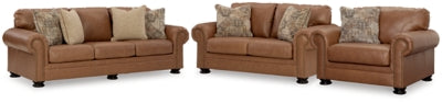 Sofá, loveseat y sillón extragrande Carianna