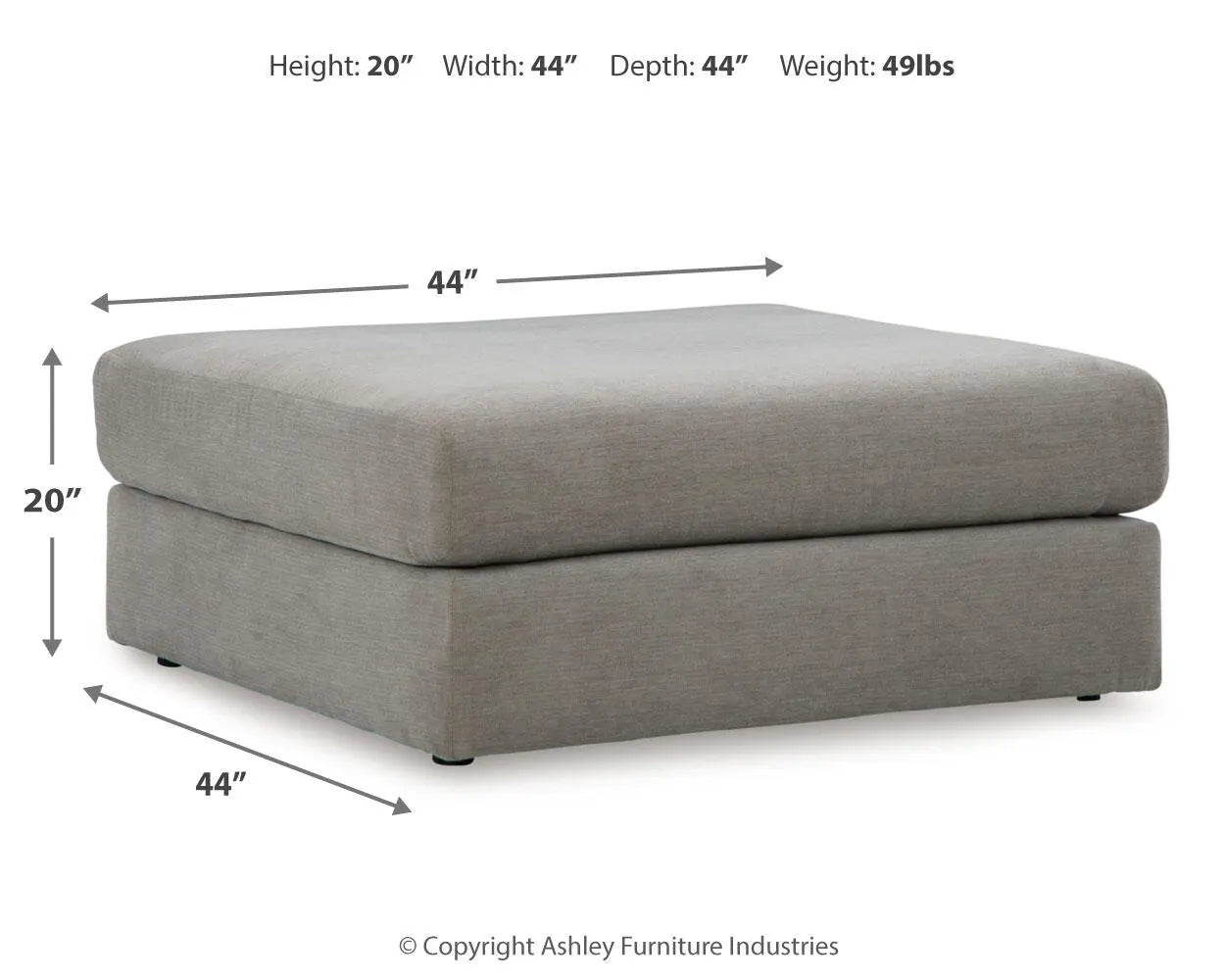 Avaliyah Oversized Accent Ottoman