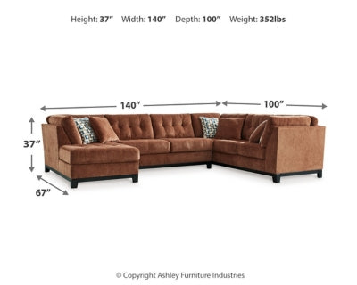 Laylabrook 3-Piece Sectional with Chaise