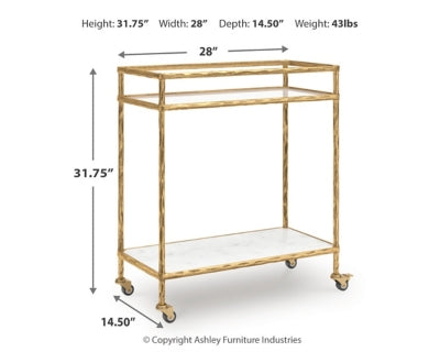 Carrito de bar Plattfield