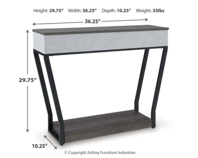 Mesa consola de sofá Sethlen con altavoz