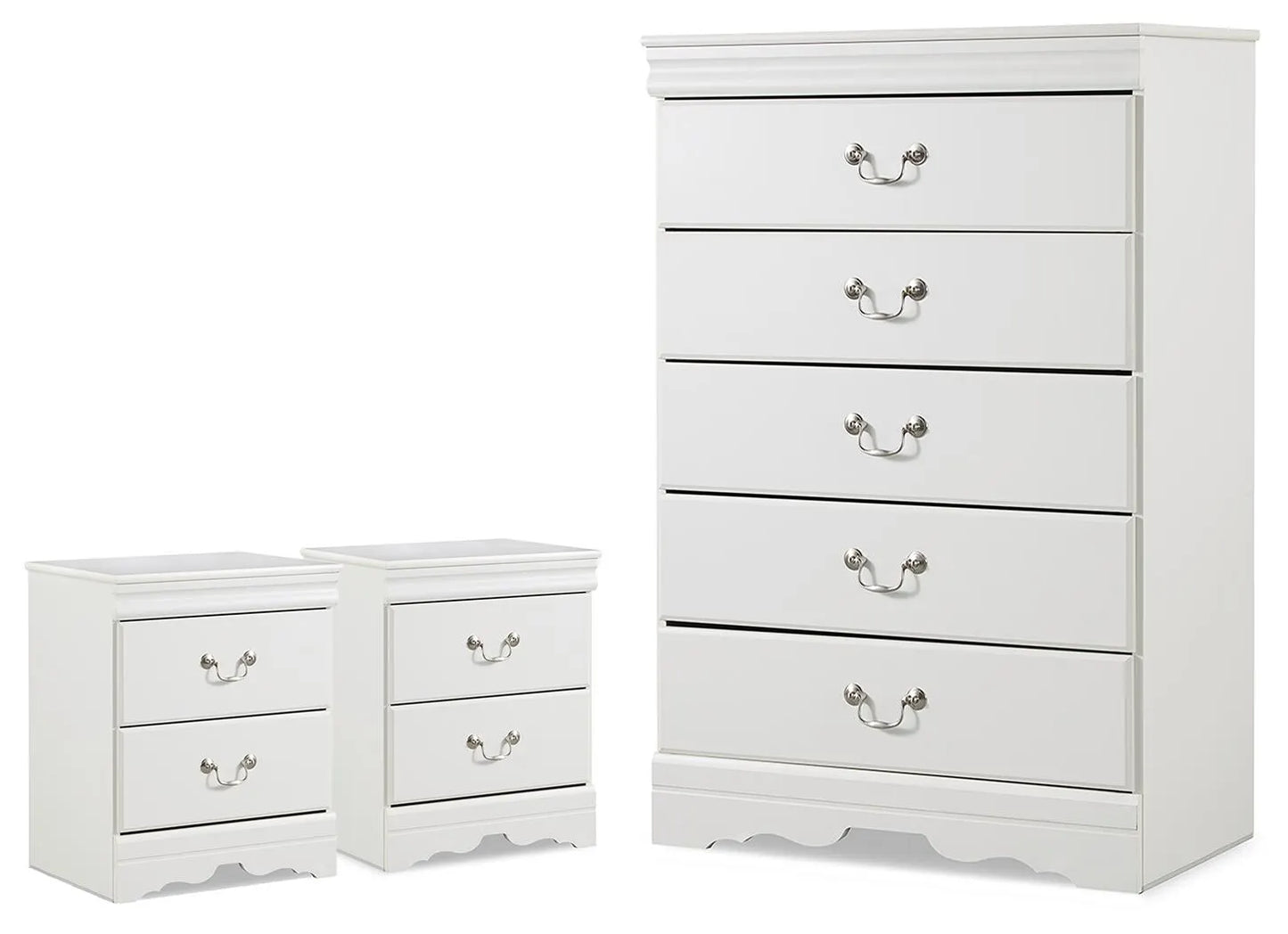 Anarasia Chest and 2 Nightstands
