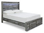 Cama Baystorm de tamaño completo con dos cajones de almacenamiento