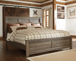 Cama King con paneles Juararo