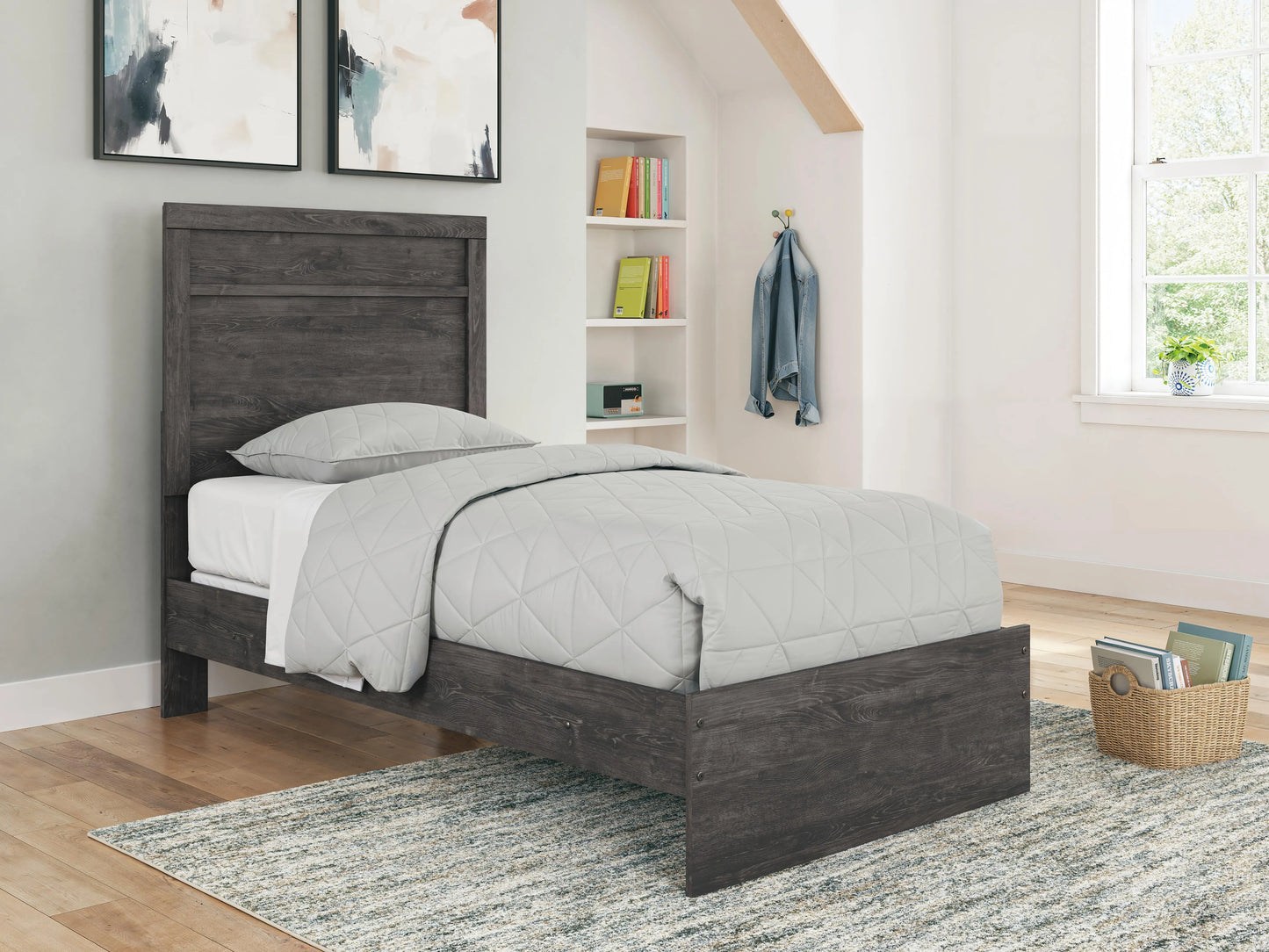 Cama individual con paneles Belachime