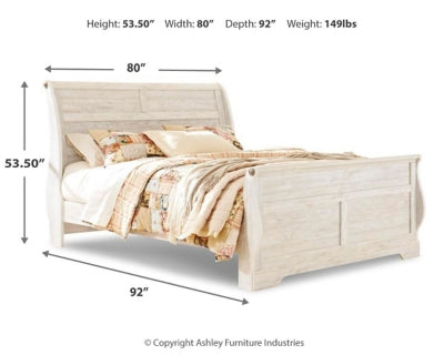 Cama tipo trineo Willowton King