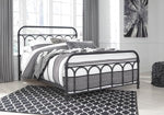Cama Queen de metal Nashburg