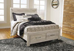 Pie de cama con almacenamiento Bellaby Queen