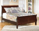 Cabecero/pie de cama Alisdair con diseño de trineo completo