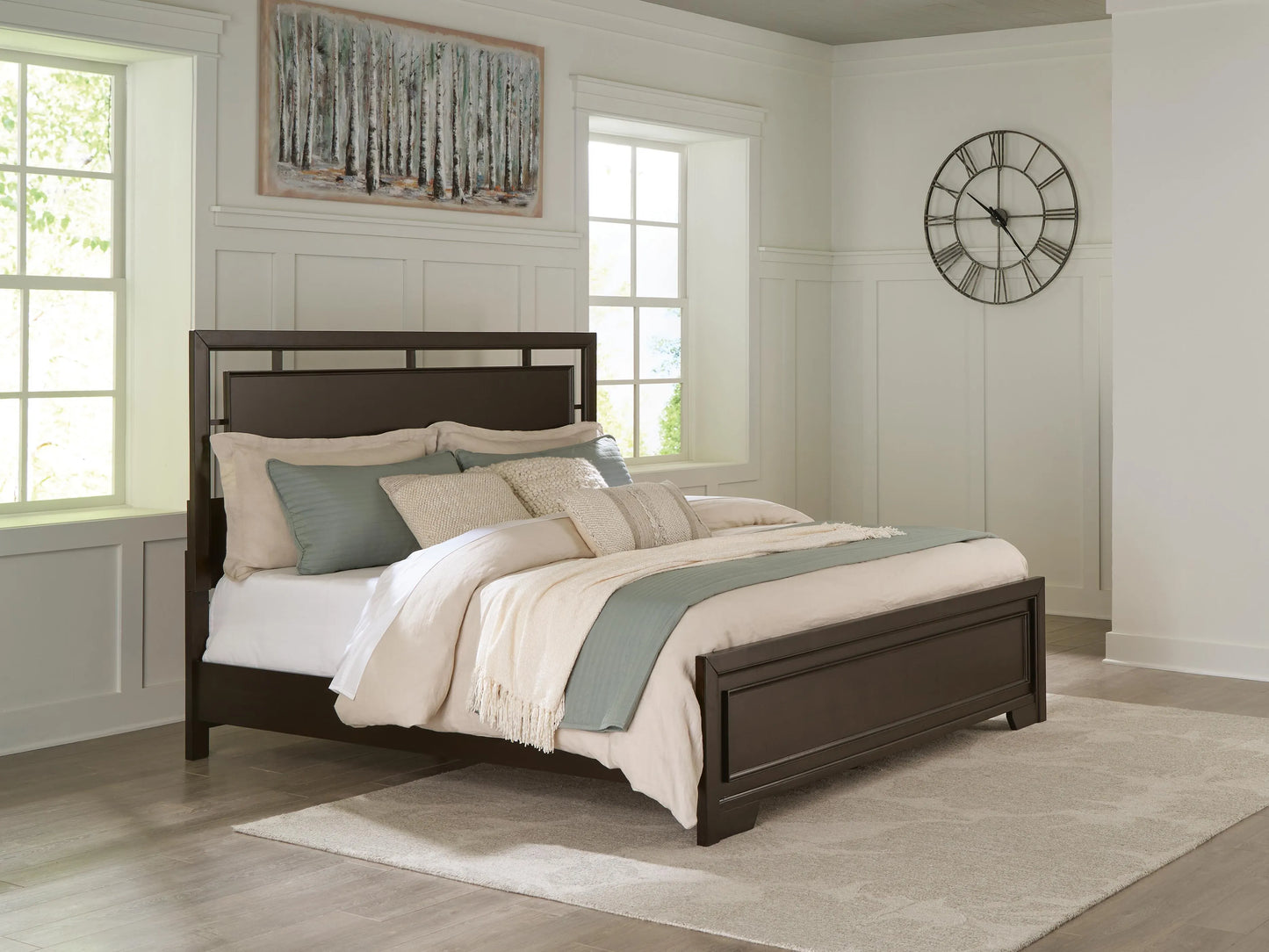 Cama Covetown King con paneles