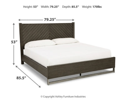 Cama Arkenton King con paneles