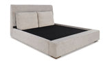 Pie de cama tapizado con rieles Cabalynn California King
