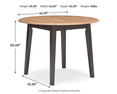 Mesa de comedor abatible Gesthaven