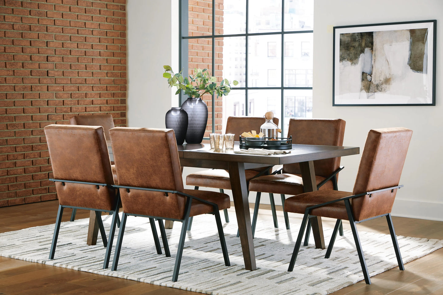 Mesa de comedor Zumbado y 6 sillas