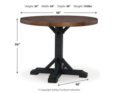 Mesa de comedor de altura de mostrador Valebeck