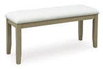 Banco de comedor Calmoro de 44"