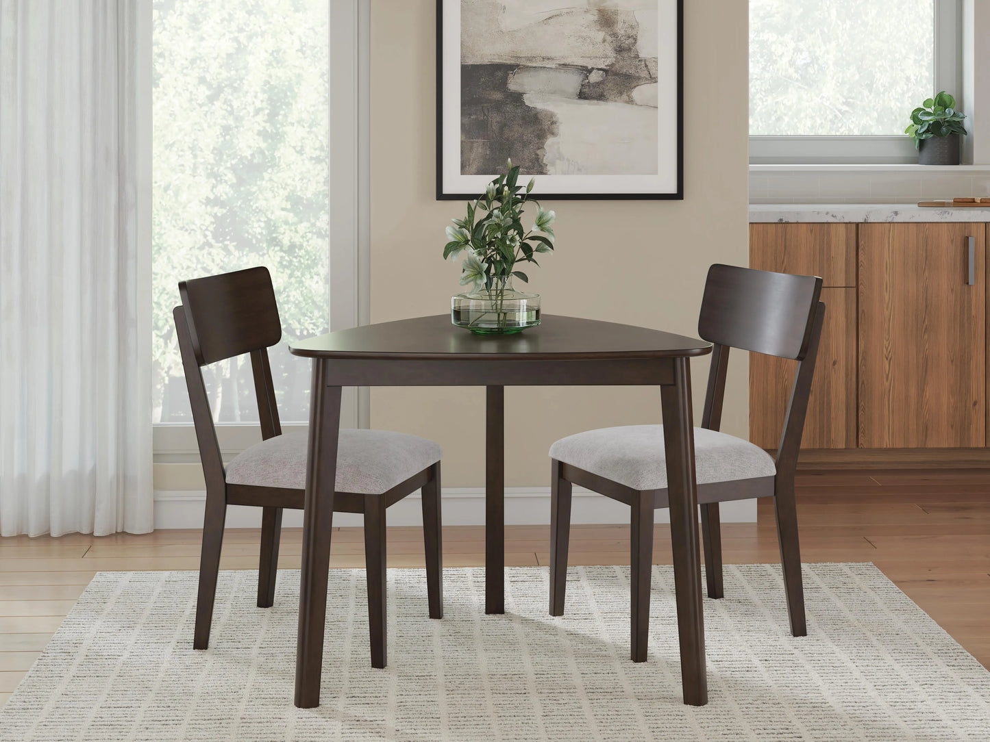 Dantenton Dining Table and 2 Chairs