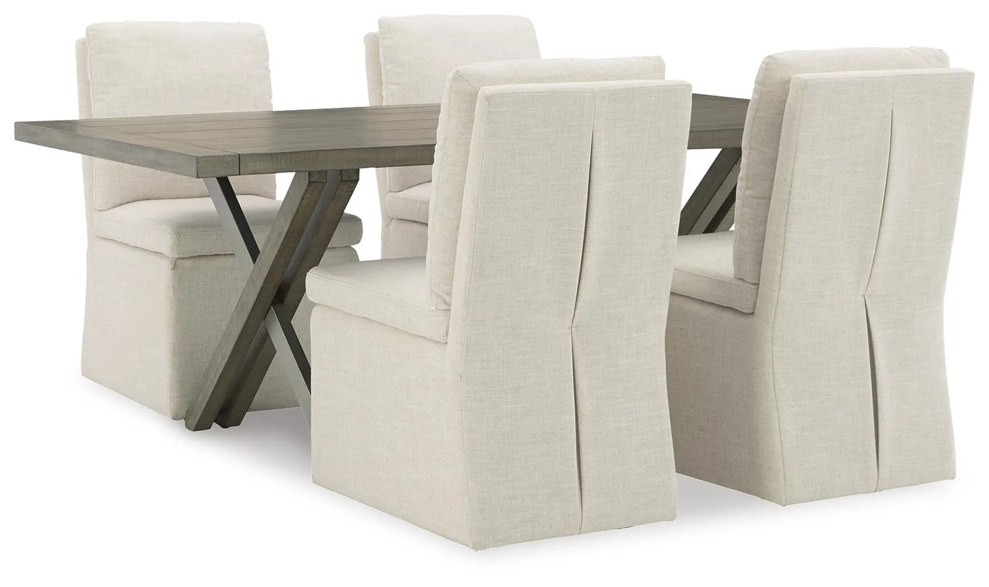 Krystanza Dining Table and 4 Chairs