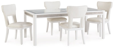 Chalanna Dining Table and 4 Chairs