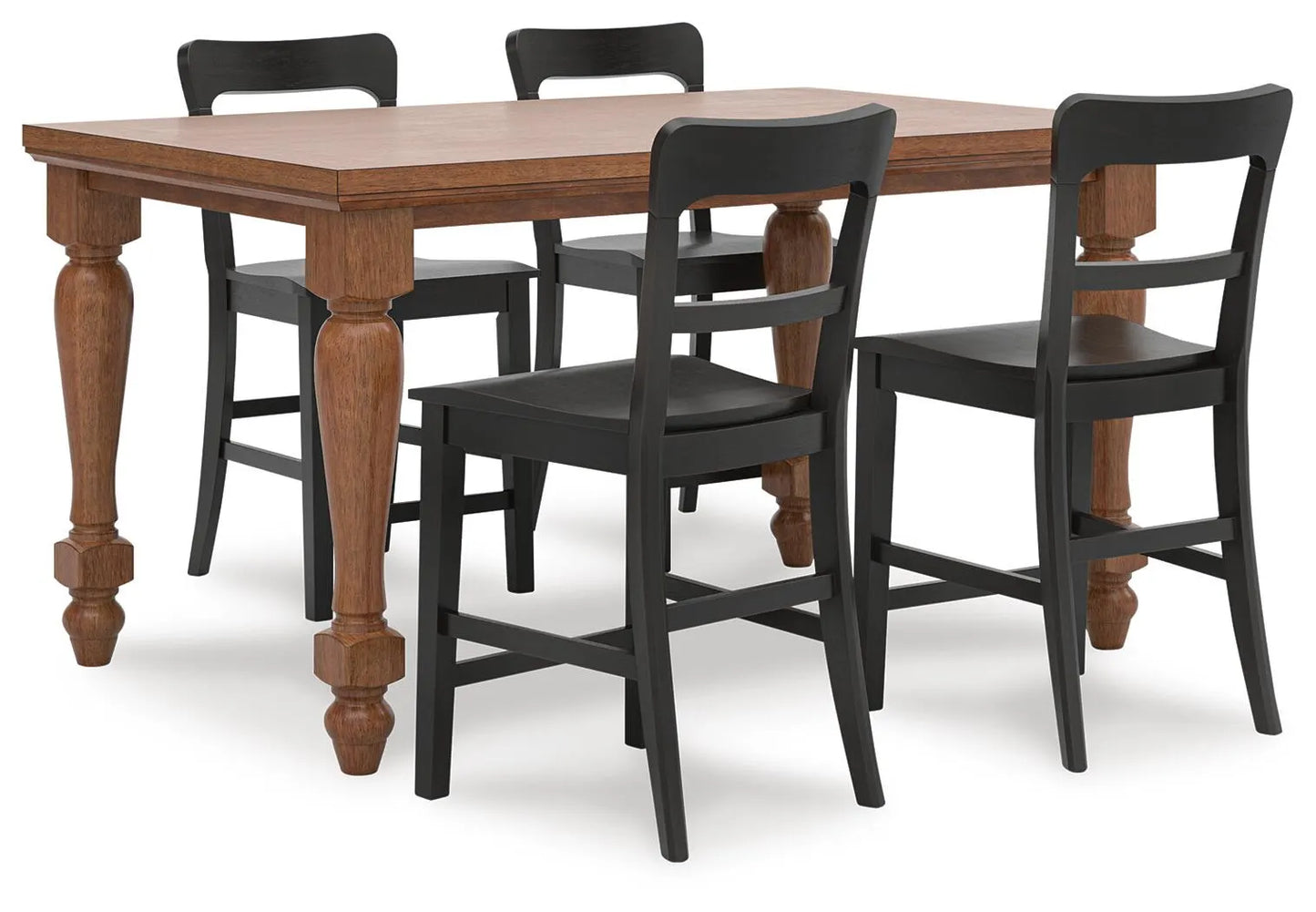 Chadworth Counter Height Dining Table and 4 Barstools