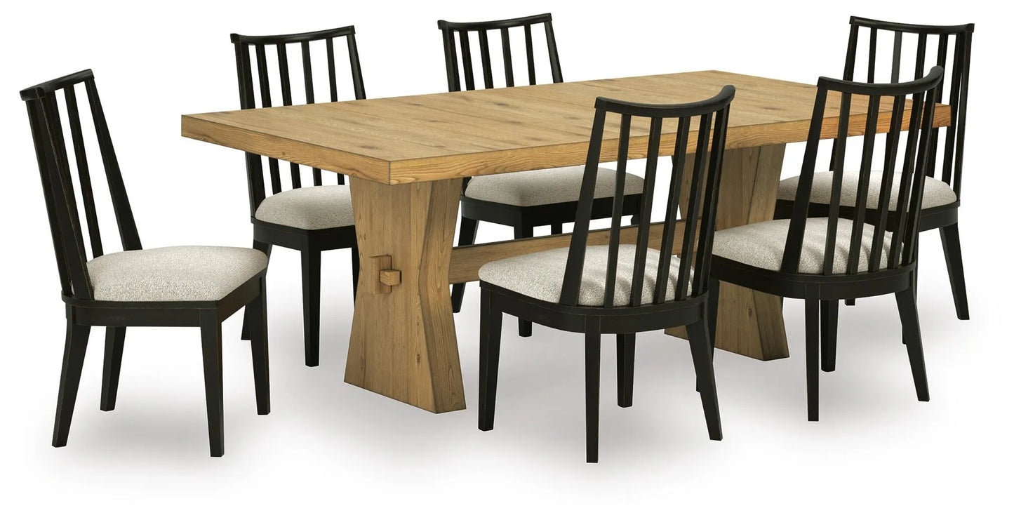 Galliden Dining Table and 6 Chairs