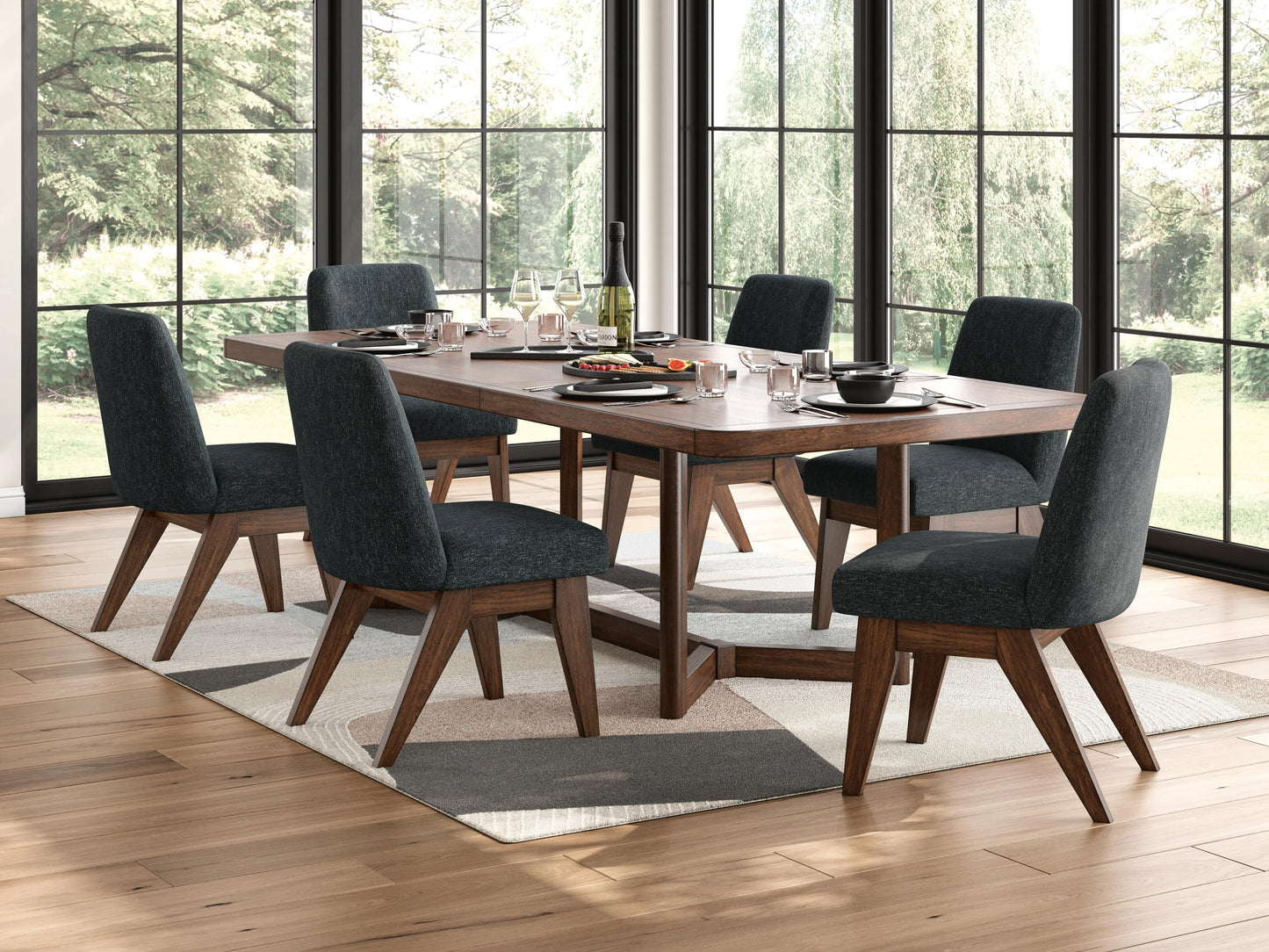 Kendamor Extension Dining Table and 6 Chairs