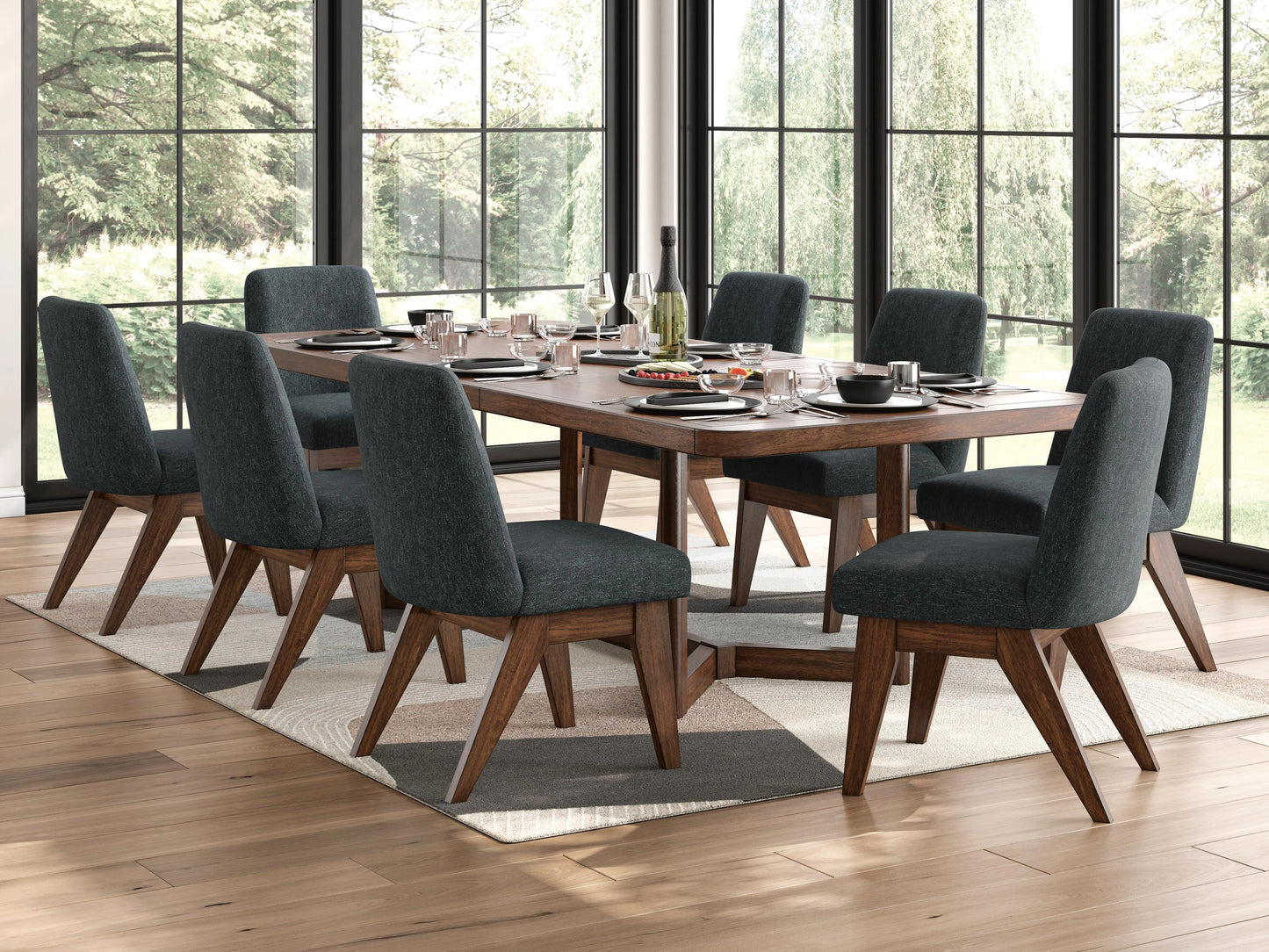 Kendamor Extension Dining Table and 8 Chairs