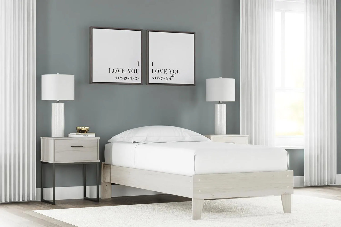 Cama de plataforma individual Socalle