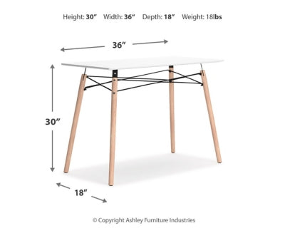 Escritorio de oficina en casa Jaspeni