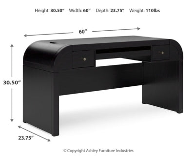 Escritorio de oficina en casa Rowanbeck de 60"