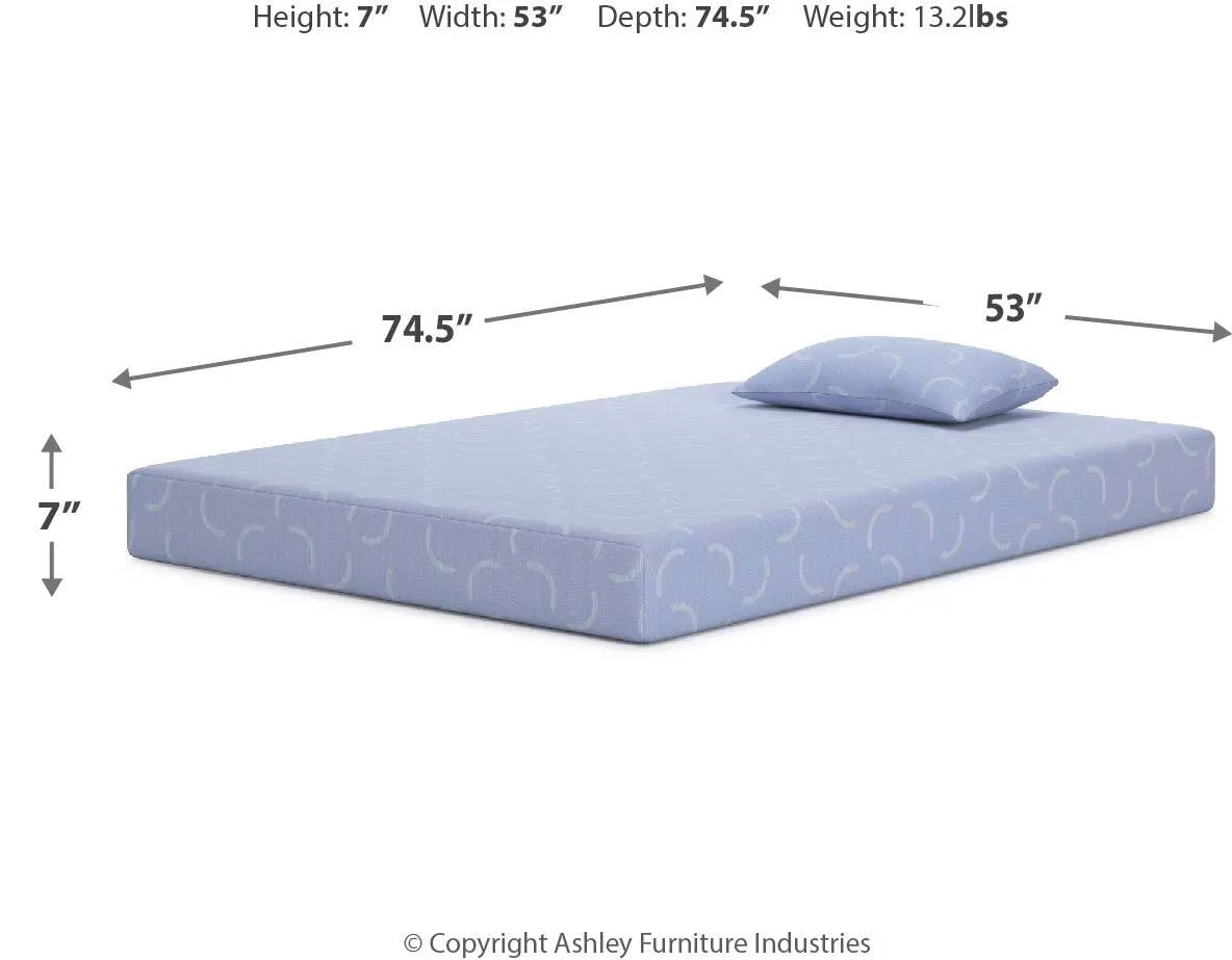 Colchón y almohada iKidz Ocean Full
