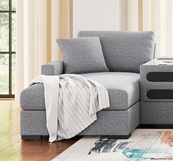 Omaha by Ashley Left-Arm Facing Corner Chaise with Storage
