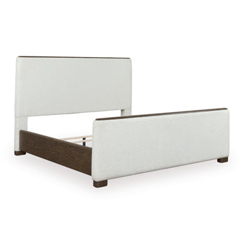 Darimore King/California King Upholstered Panel Footboard with Slats