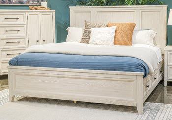 Cressenda Queen Panel Footboard with Roll Slats
