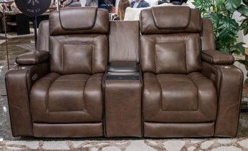 Stargin Power Reclining Loveseat with Fridge Cooler