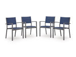 Point Bonita Outdoor Sling Arm Chair (Set of 4)