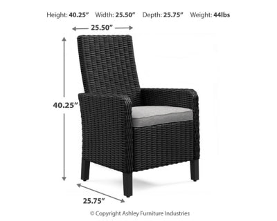 Sillón de exterior Beachcroft con cojín (juego de 2)