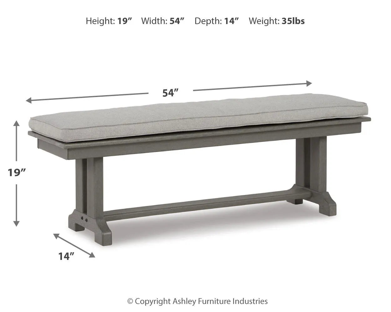 Visola Bench with Cushion