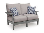 Lone View Bay Outdoor Loveseat with Cushion