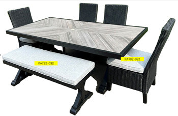 Cojín de asiento para silla Beachcroft