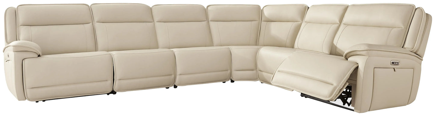 Seccional reclinable Double Deal de 6 piezas
